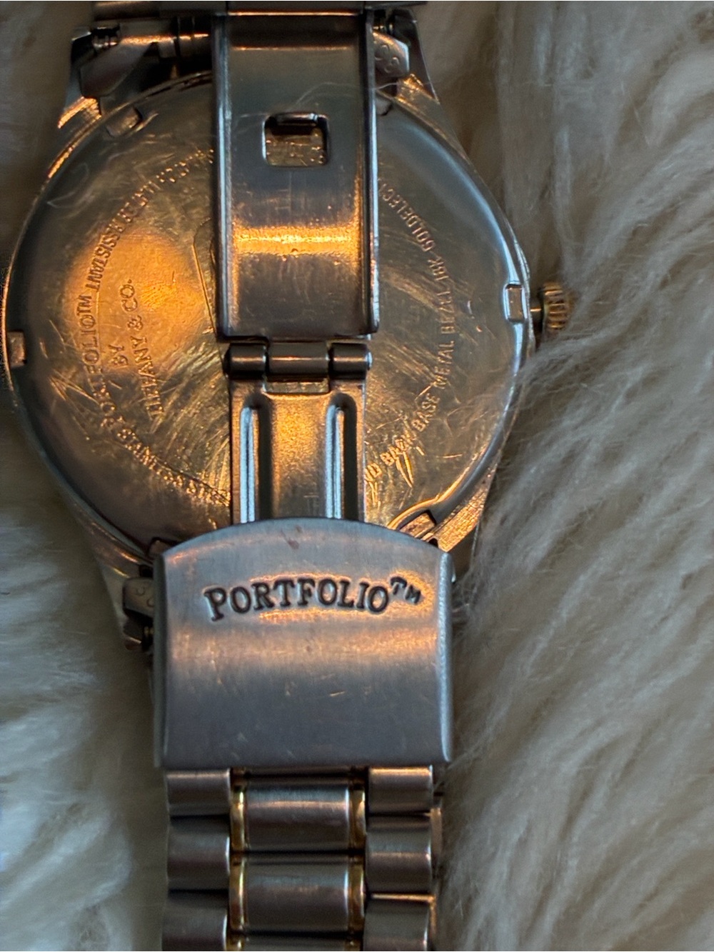Tiffany & Co Portifino Two-Tone Stainless Watch - Picture 5 of 11